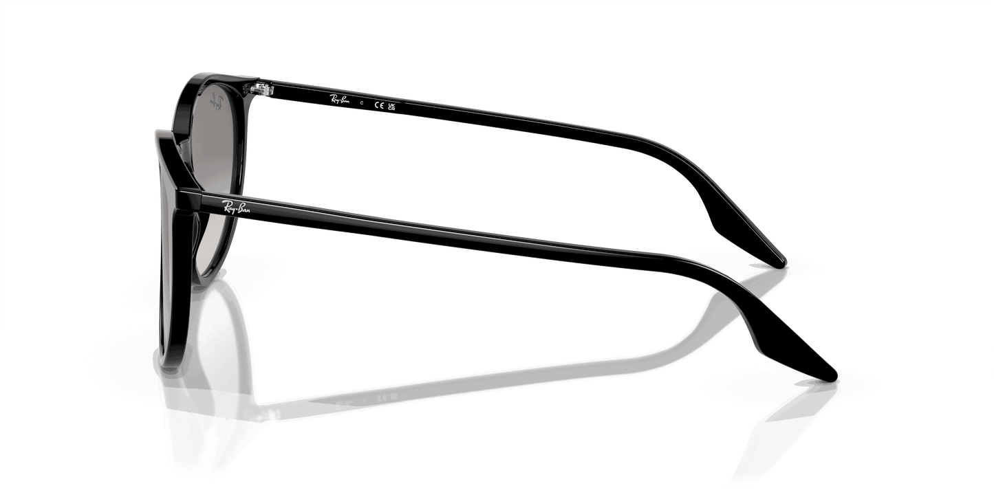 [Light Grey Lenses, Polished Black Frame]