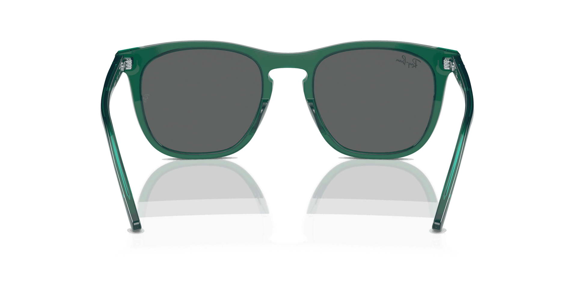 [Dark Grey Lenses, Polished Transparent Green Frame]