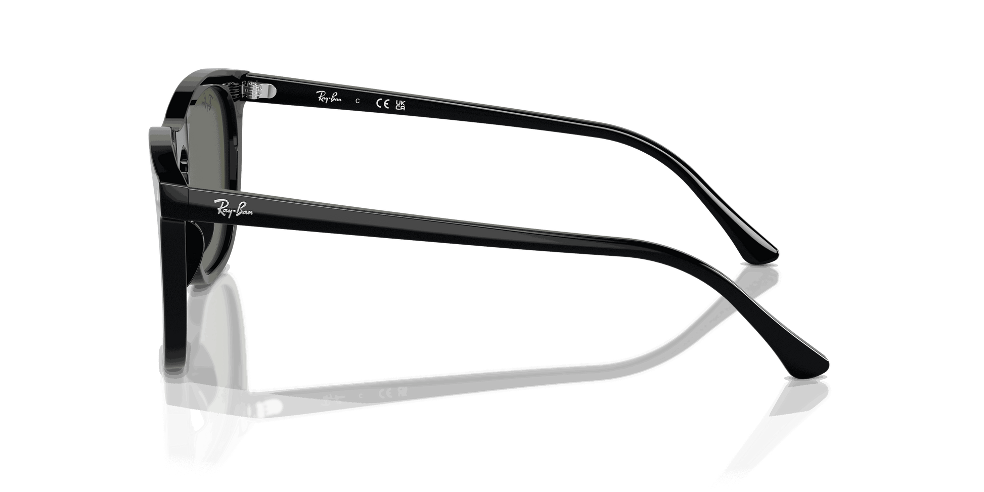 [Green Lenses, Polished Black Frame]