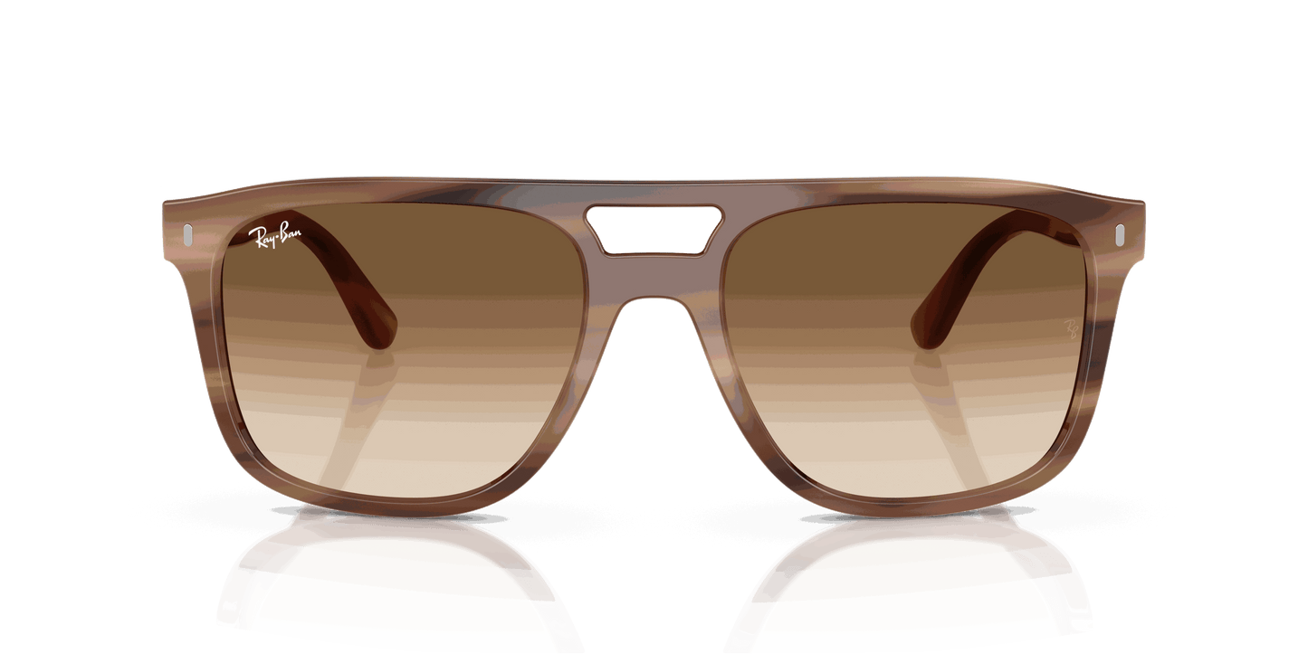 [Clear Gradient Brown Lenses, Polished Havana Brown Frame]