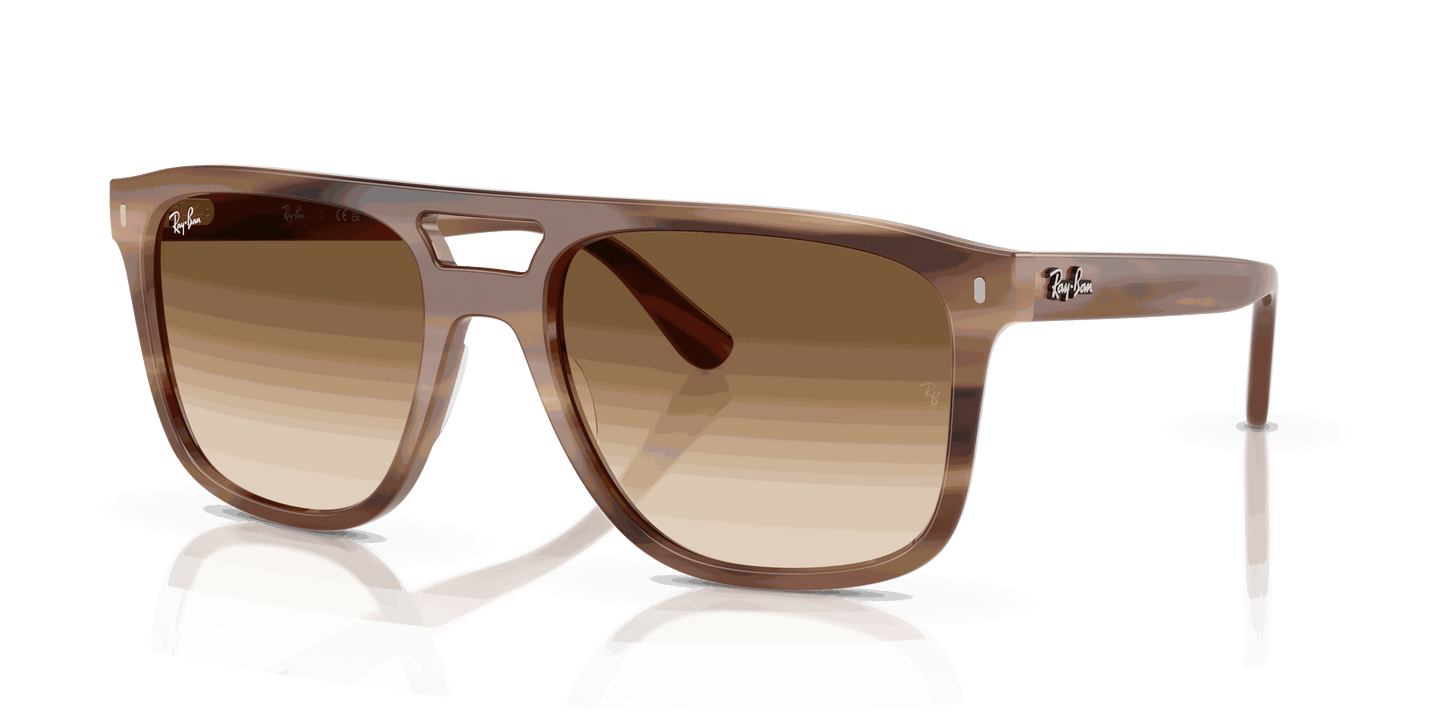 [Clear Gradient Brown Lenses, Polished Havana Brown Frame]
