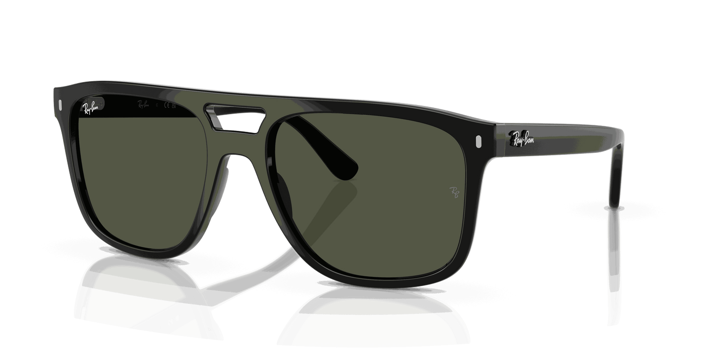 [G-15 Green Lenses, Polished Black Frame]