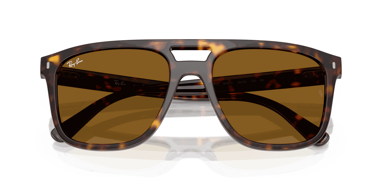[B-15 Brown Lenses, Polished Havana Frame]