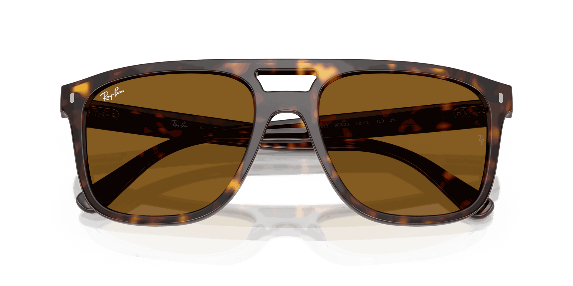 [B-15 Brown Lenses, Polished Havana Frame]