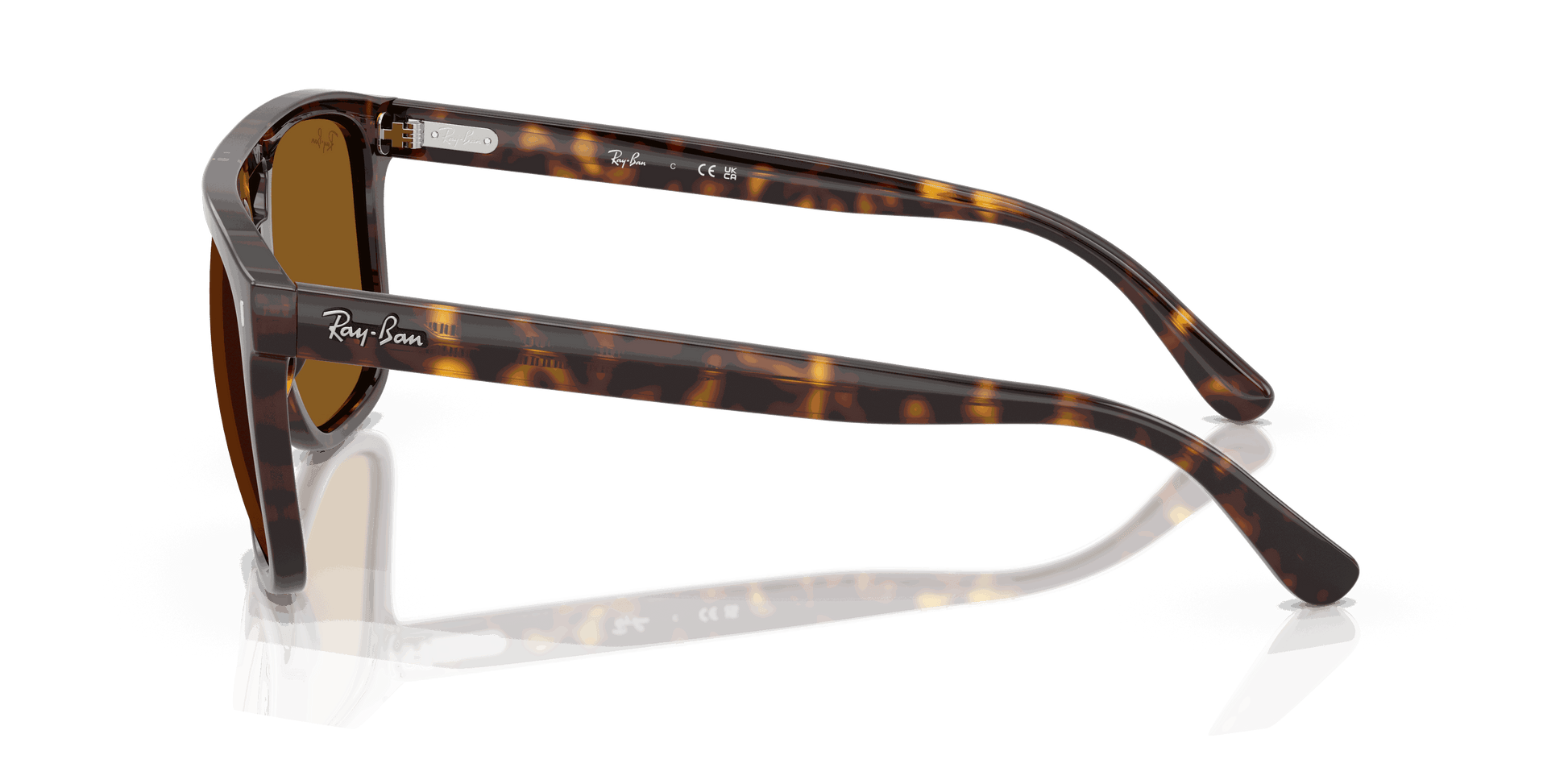 [B-15 Brown Lenses, Polished Havana Frame]