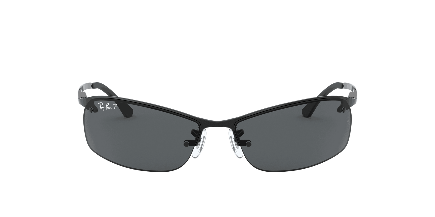 [Dark Grey Lenses, Polished Black Frame]