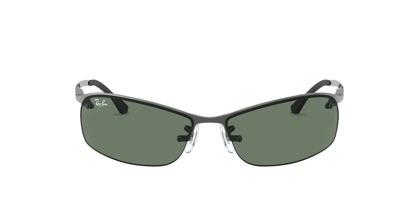 [Dark Green Lenses, Polished Gunmetal Frame]