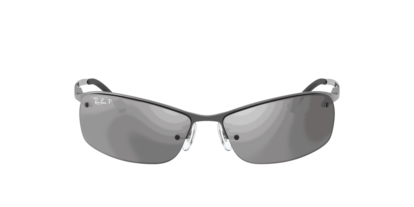 [Silver Lenses, Polished Gunmetal Frame]