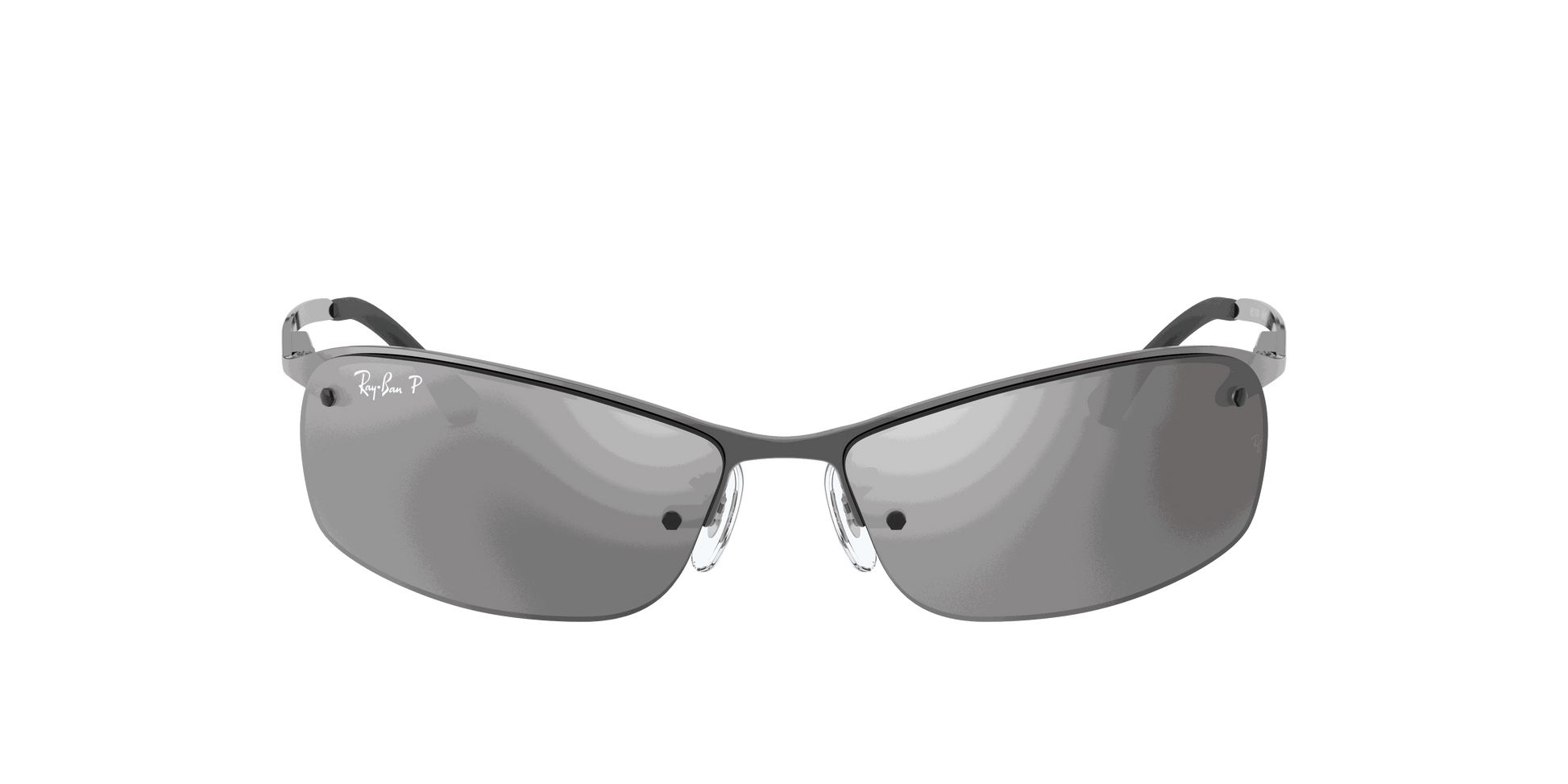 [Silver Lenses, Polished Gunmetal Frame]