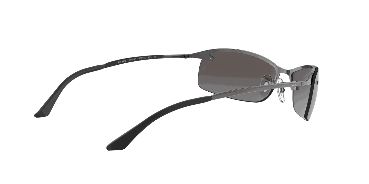 [Silver Lenses, Polished Gunmetal Frame]