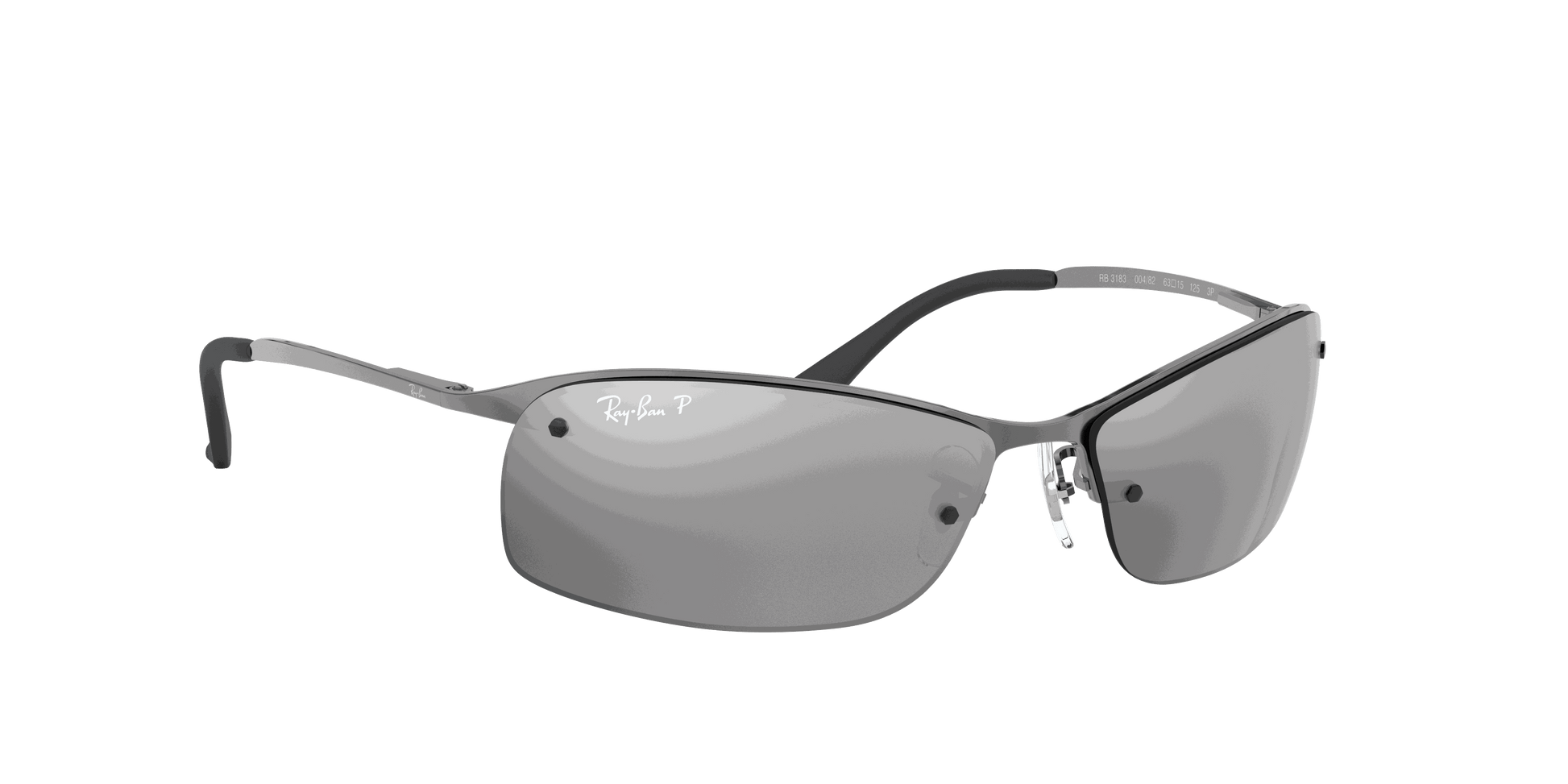 [Silver Lenses, Polished Gunmetal Frame]