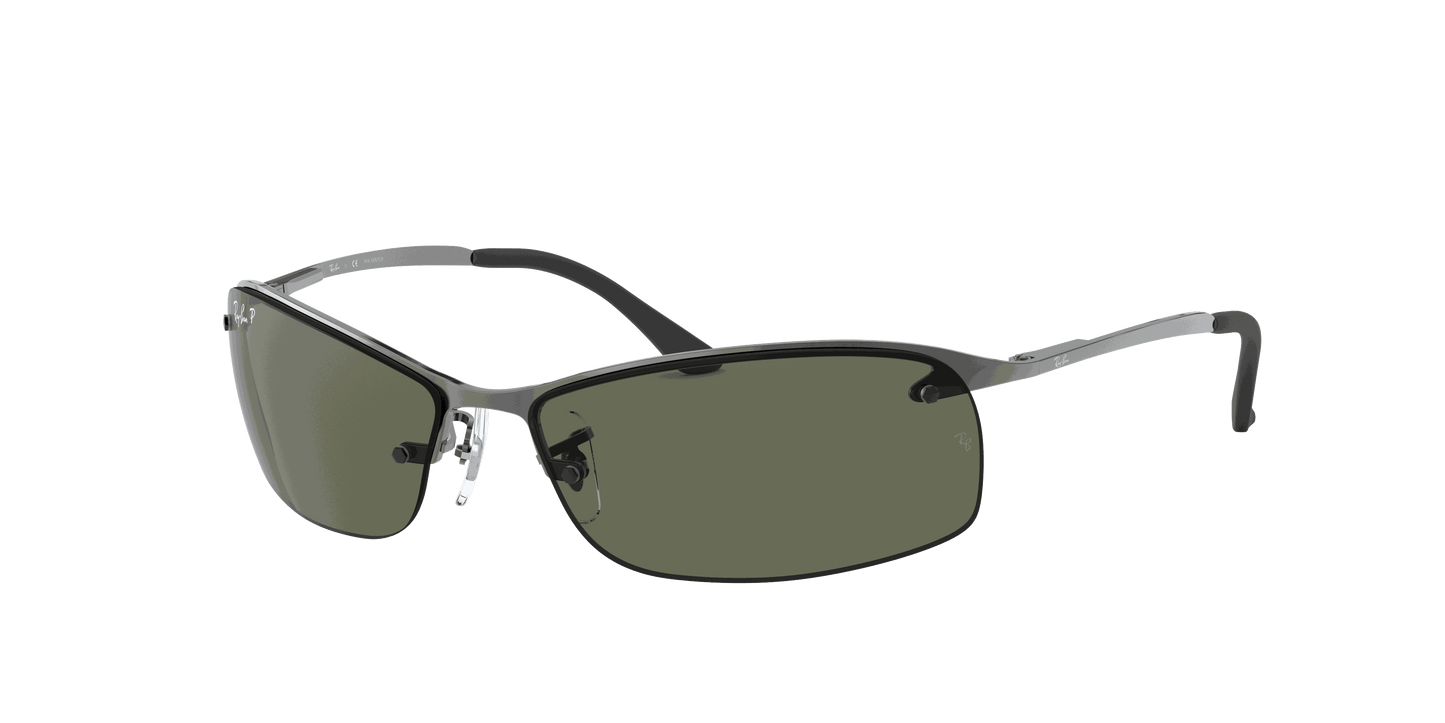 [G-15 Green Lenses, Polished Gunmetal Frame]