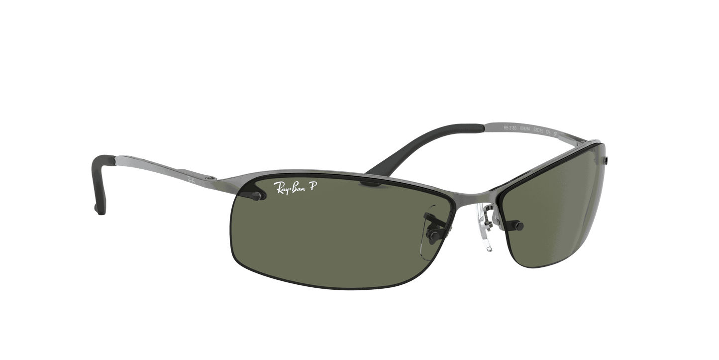 [G-15 Green Lenses, Polished Gunmetal Frame]