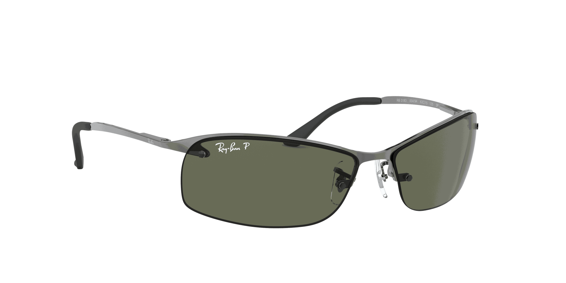 [G-15 Green Lenses, Polished Gunmetal Frame]