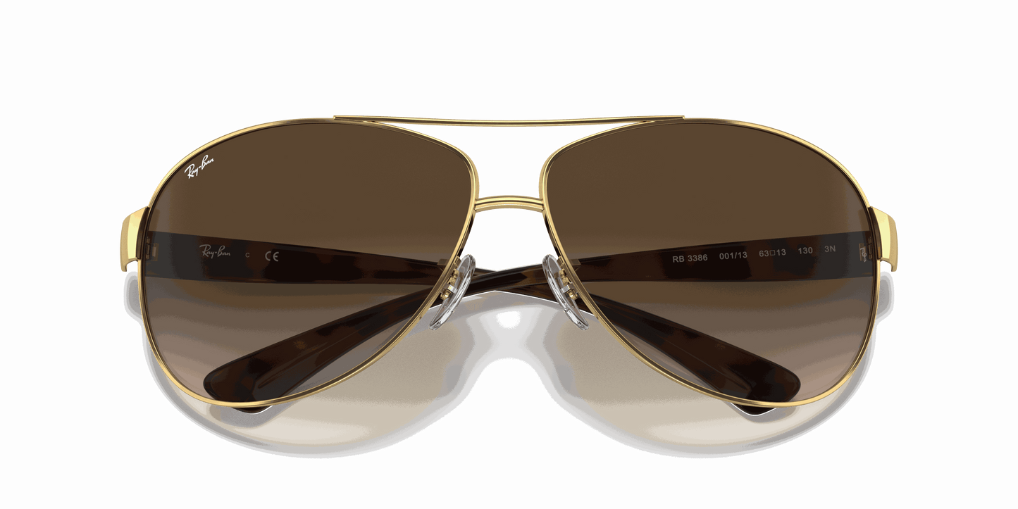 [Brown Gradient Dark Brown Lenses, Polished Arista Gold Frame]