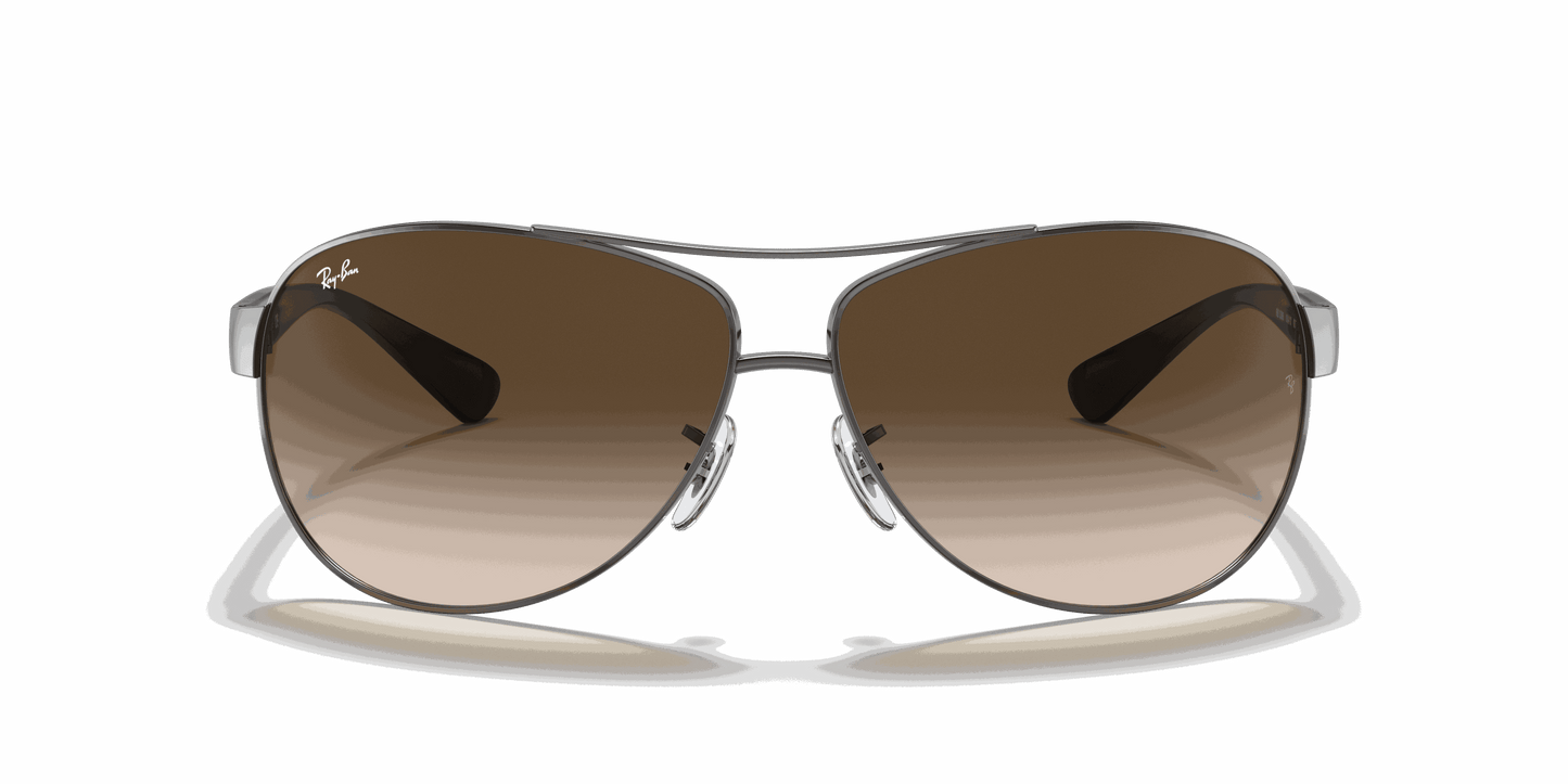 [Brown Gradient Dark Brown Lenses, Polished Gunmetal Frame]