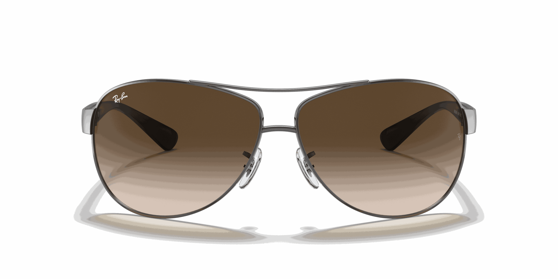 [Brown Gradient Dark Brown Lenses, Polished Gunmetal Frame]