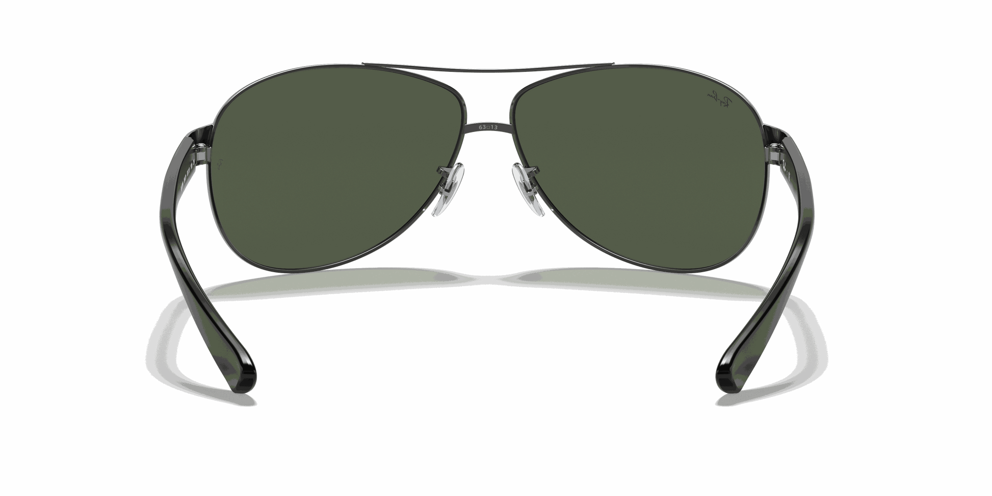 [Dark Green Lenses, Polished Gunmetal Frame]