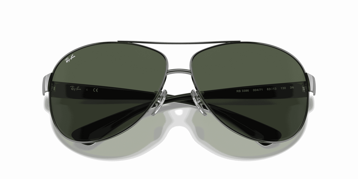 [Dark Green Lenses, Polished Gunmetal Frame]