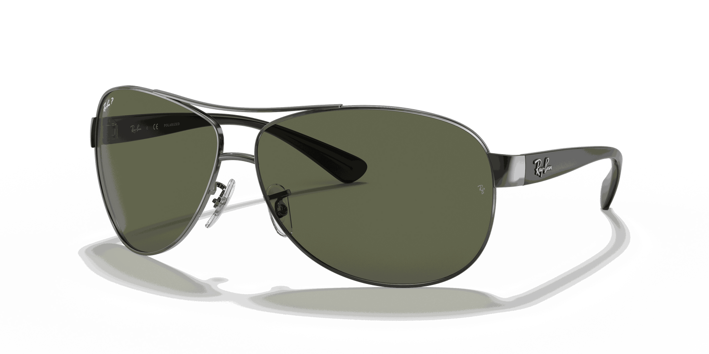 [G-15 Green Lenses, Polished Gunmetal Frame]