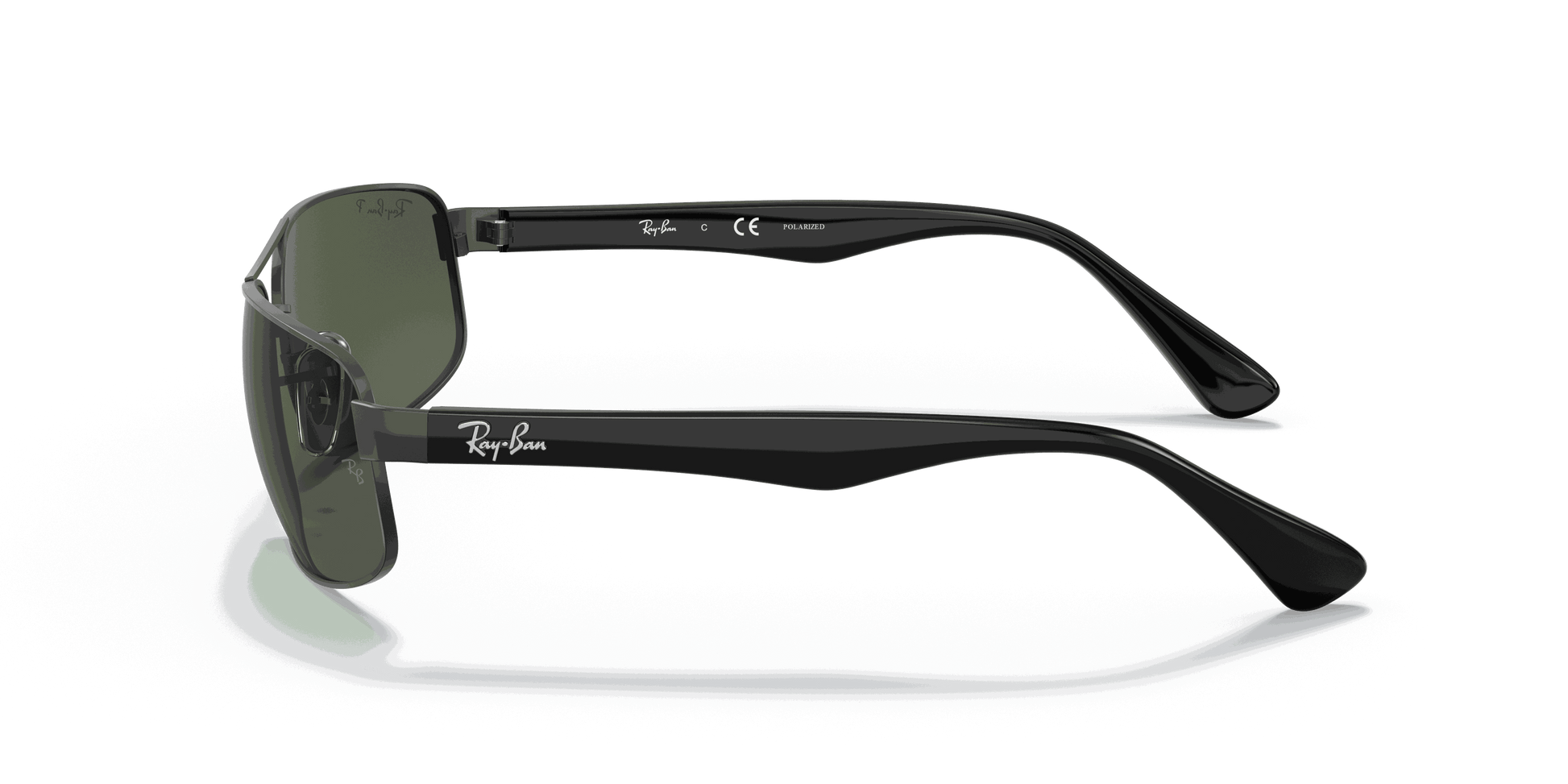[G-15 Green Lenses, Polished Black Frame]