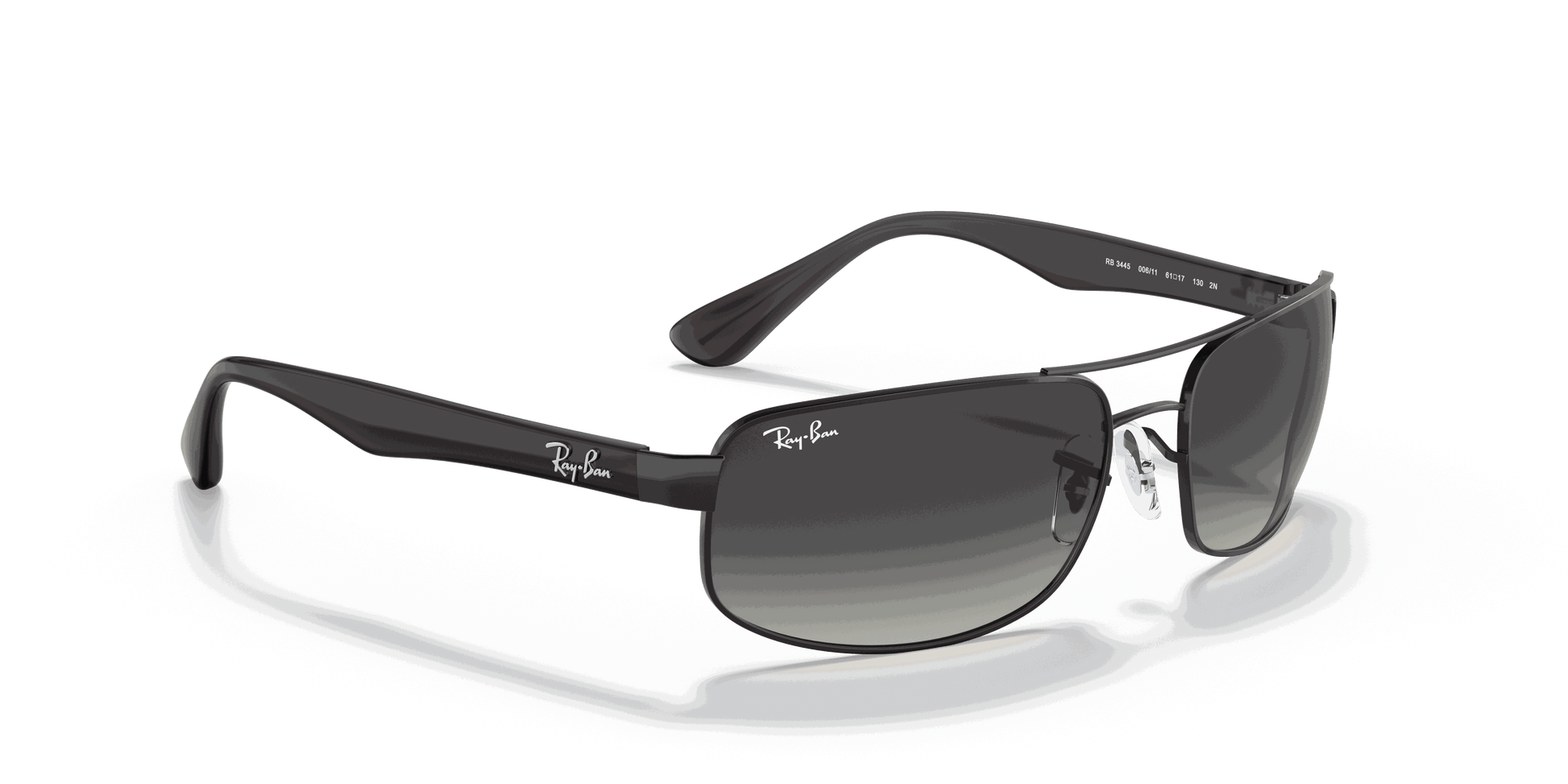 [Grey Gradient Lenses, Matte Black Frame]