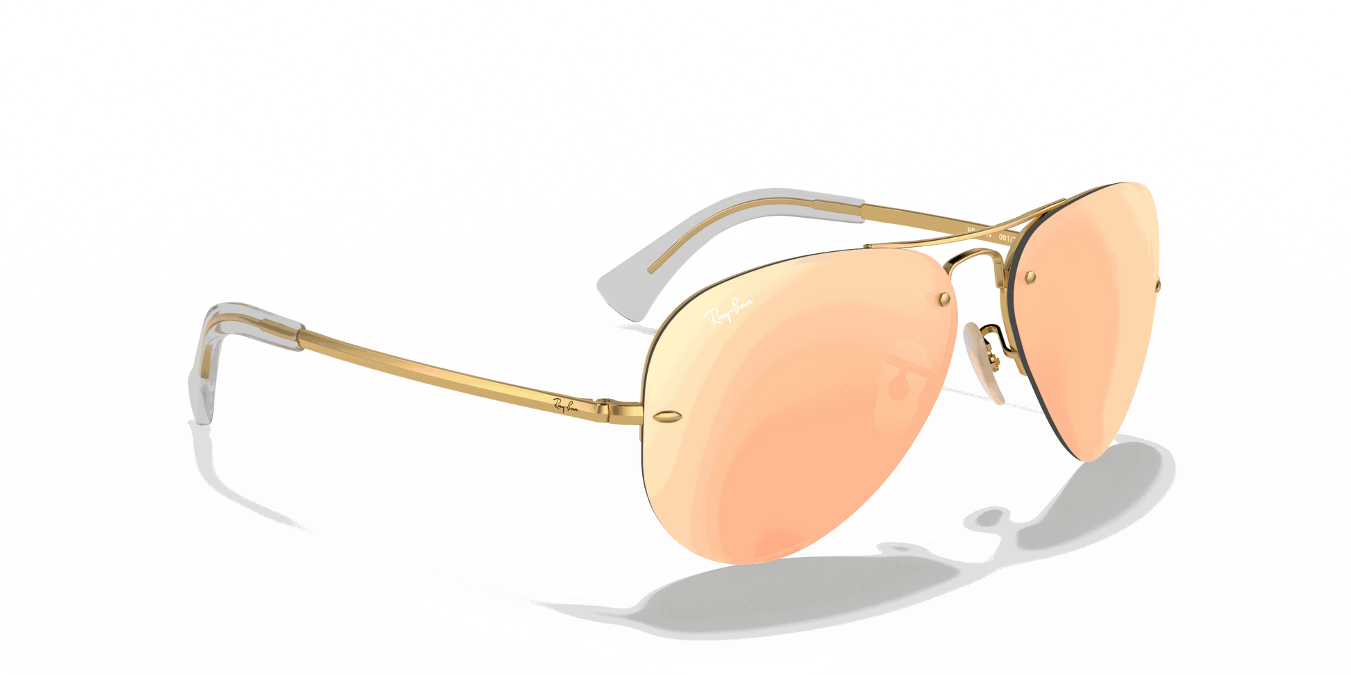 [Copper Mirror Lenses, Polished Arista Gold Frame]
