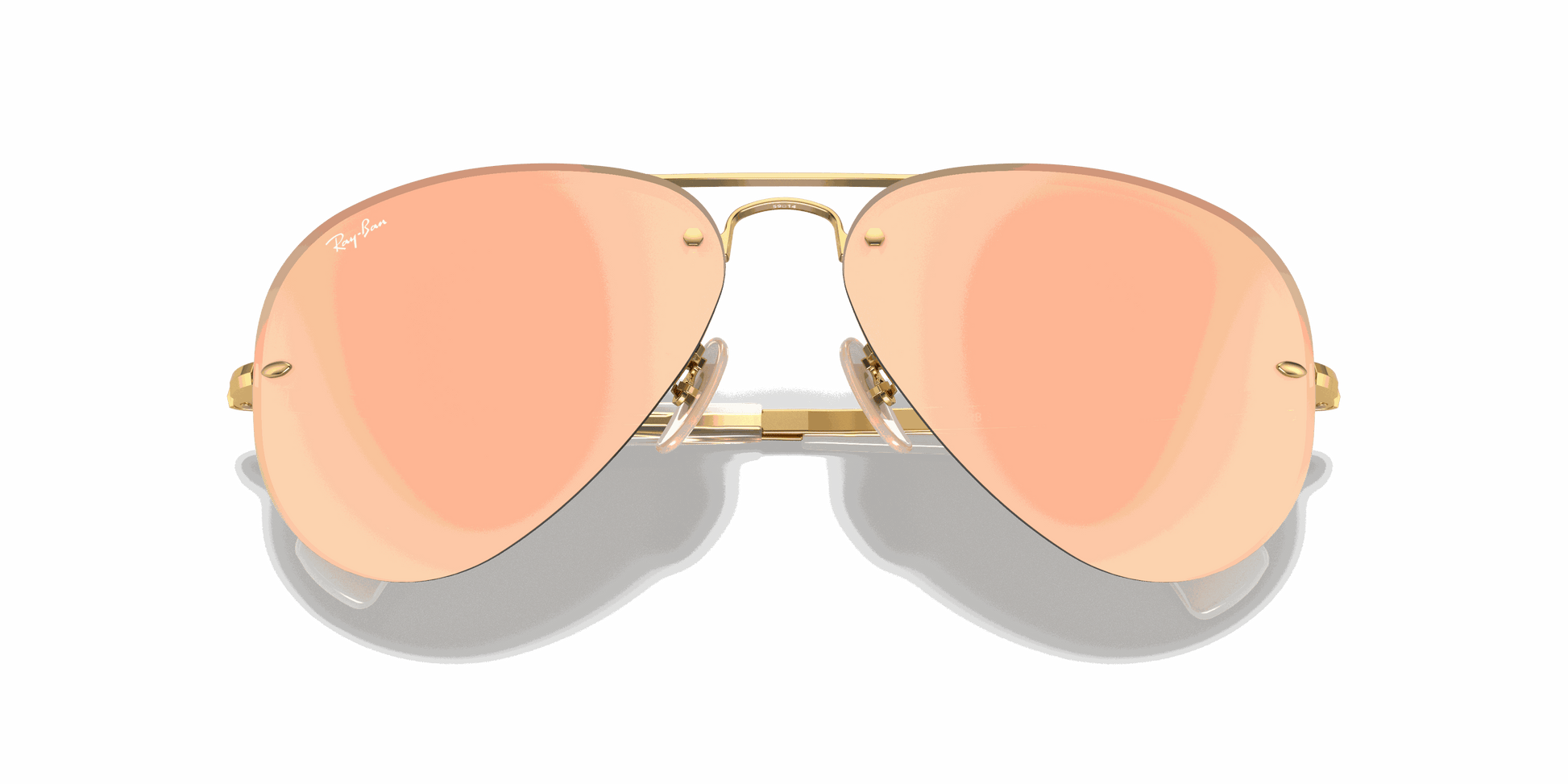 [Copper Mirror Lenses, Polished Arista Gold Frame]