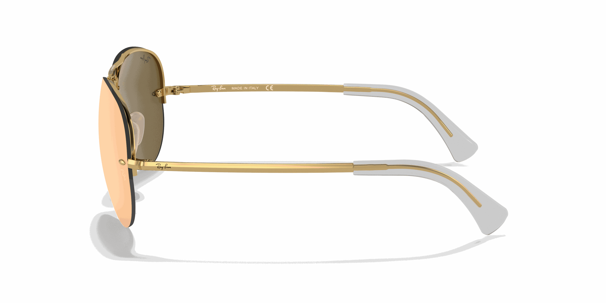 [Copper Mirror Lenses, Polished Arista Gold Frame]