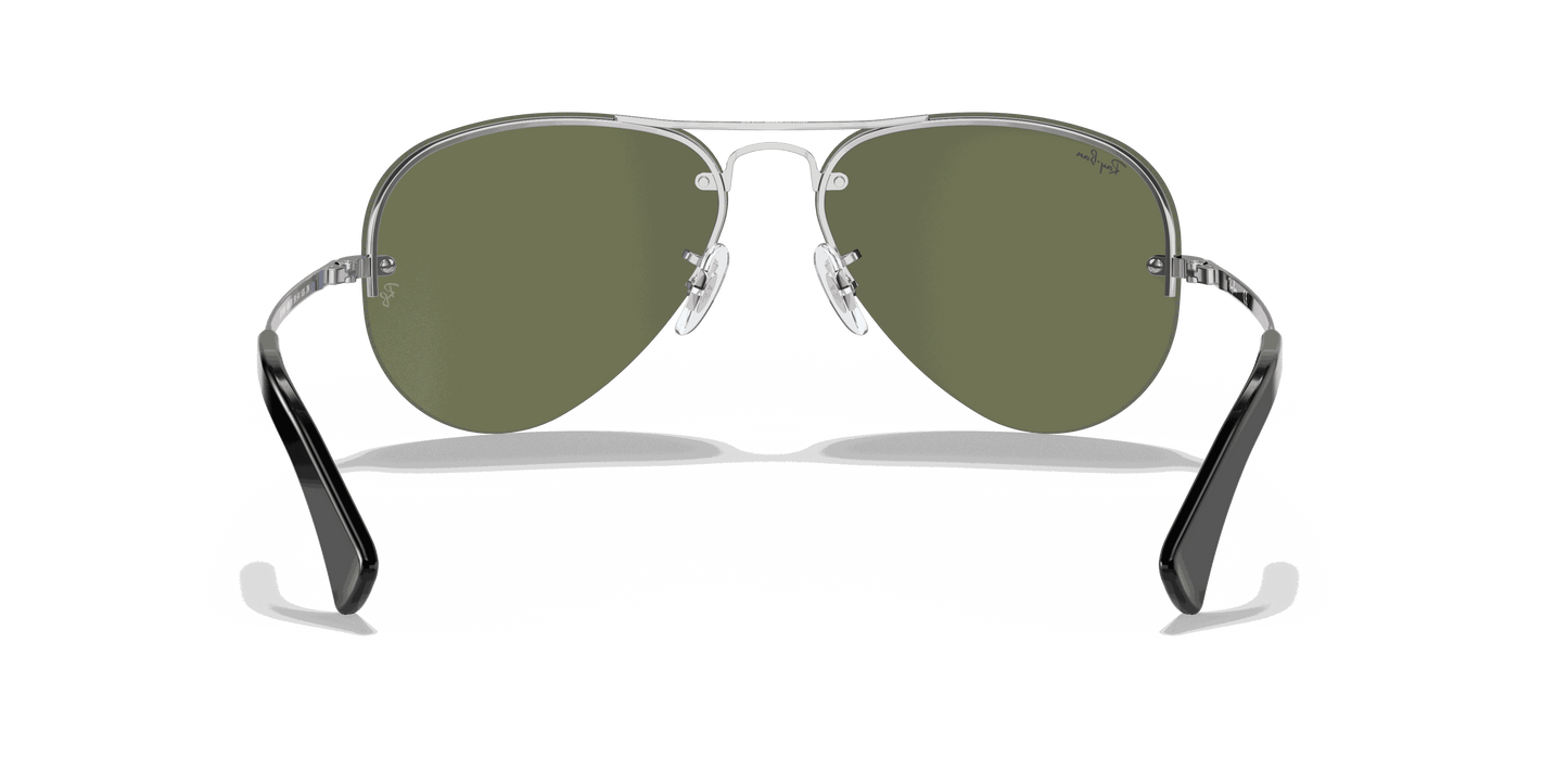 [Silver Lenses, Polished Silver Frame]