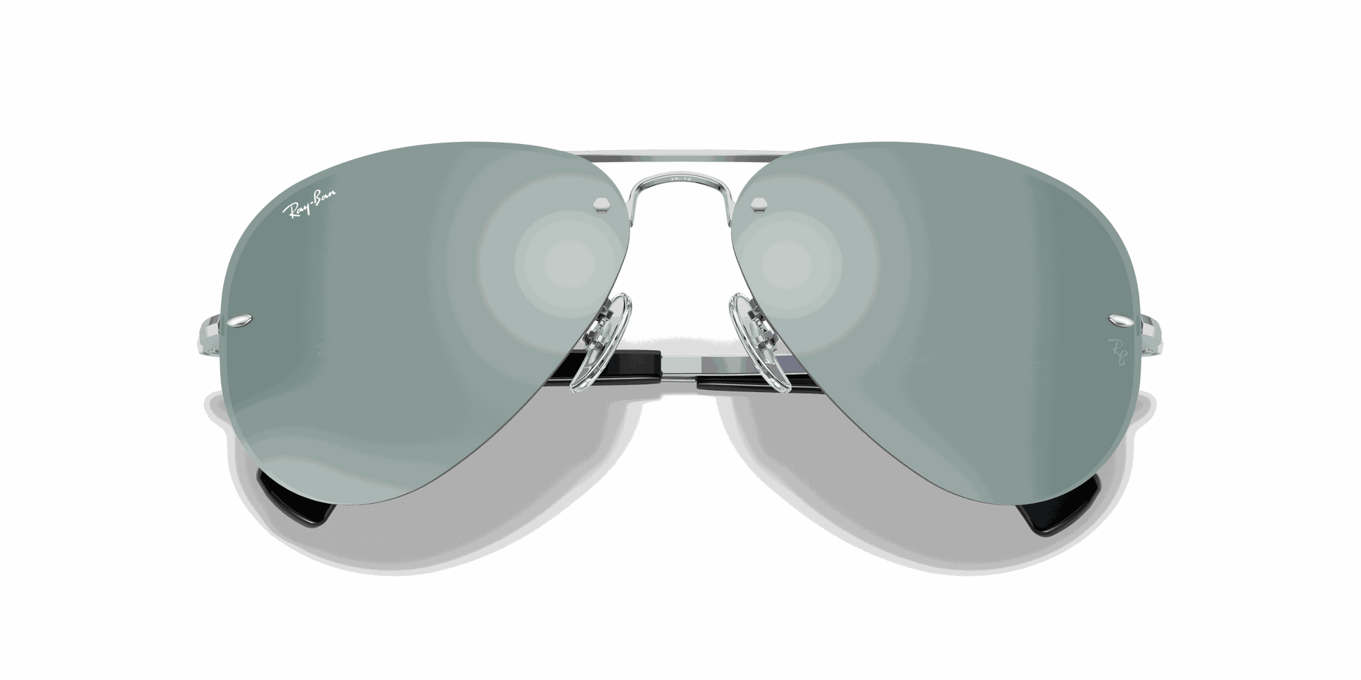 [Silver Lenses, Polished Silver Frame]