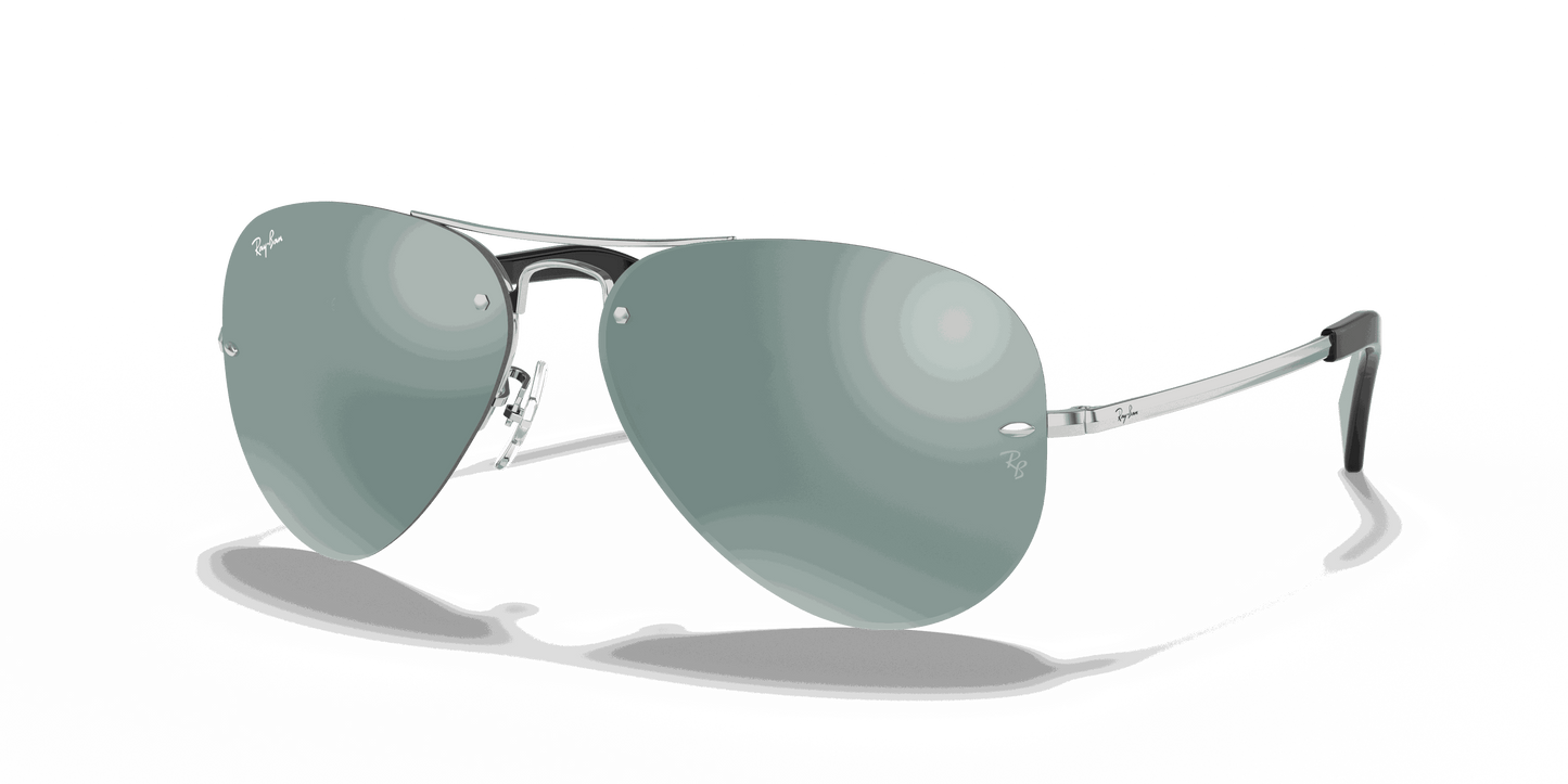 [Silver Lenses, Polished Silver Frame]