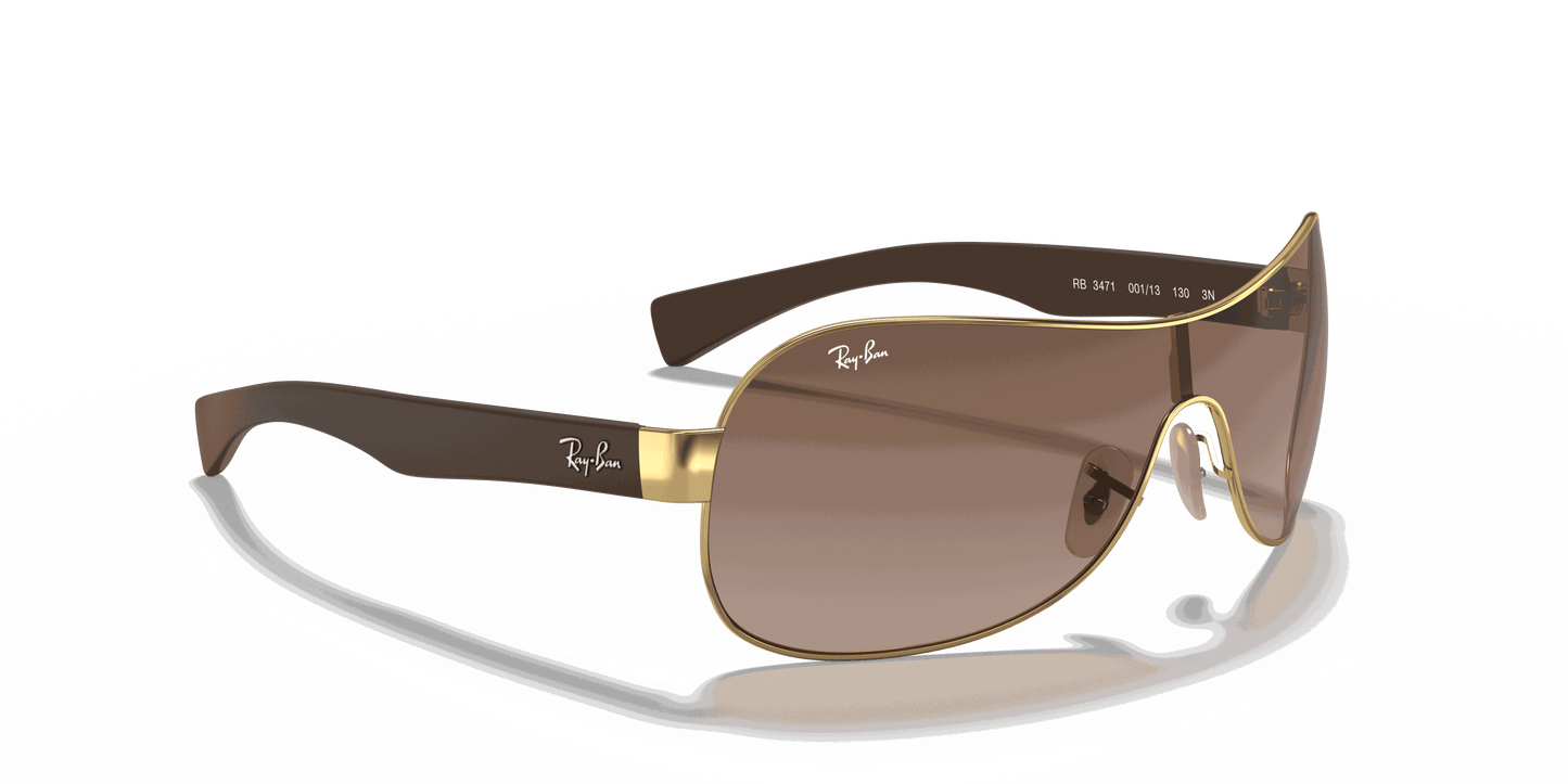 [Brown Gradient Dark Brown Lenses, Polished Arista Gold Frame]