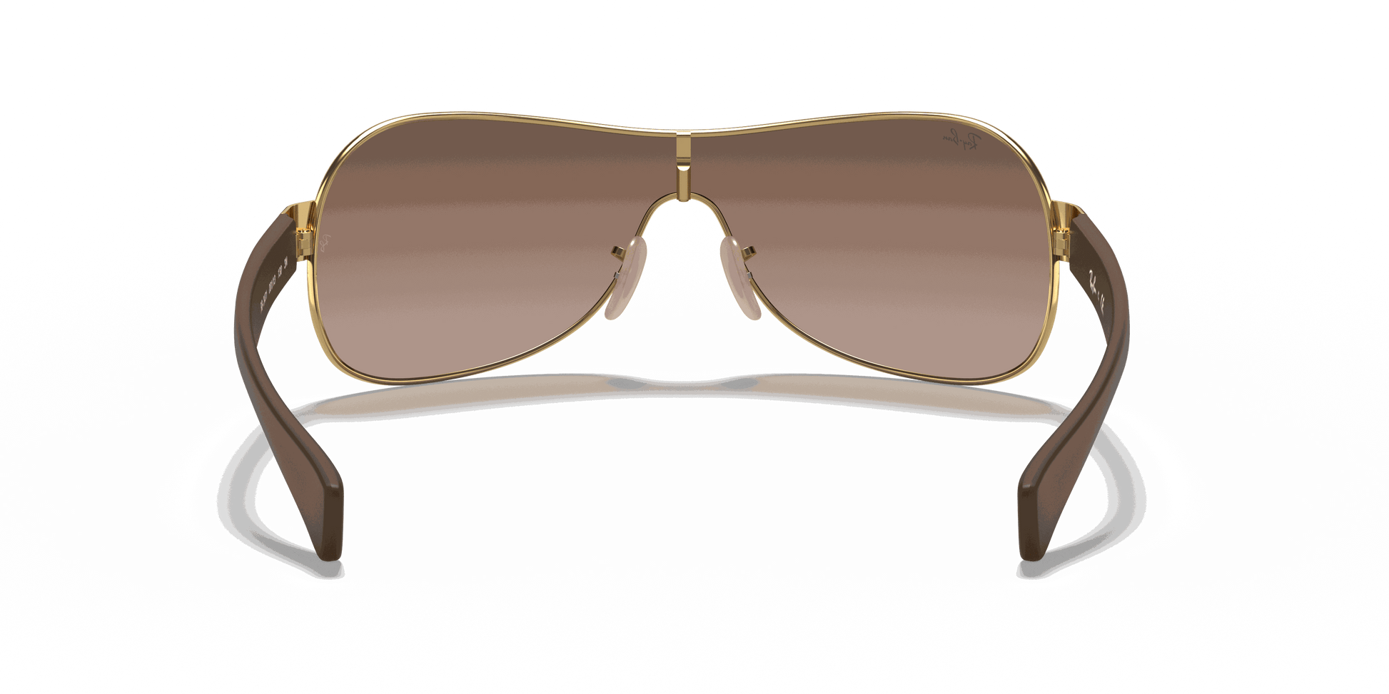 [Brown Gradient Dark Brown Lenses, Polished Arista Gold Frame]