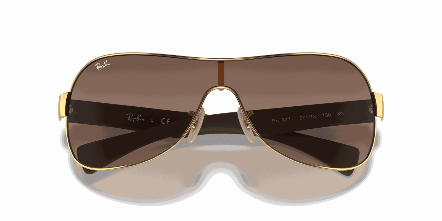 [Brown Gradient Dark Brown Lenses, Polished Arista Gold Frame]