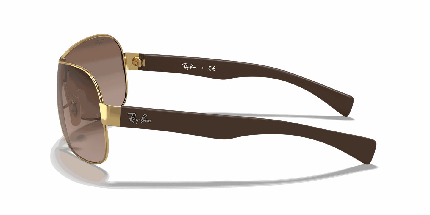 [Brown Gradient Dark Brown Lenses, Polished Arista Gold Frame]