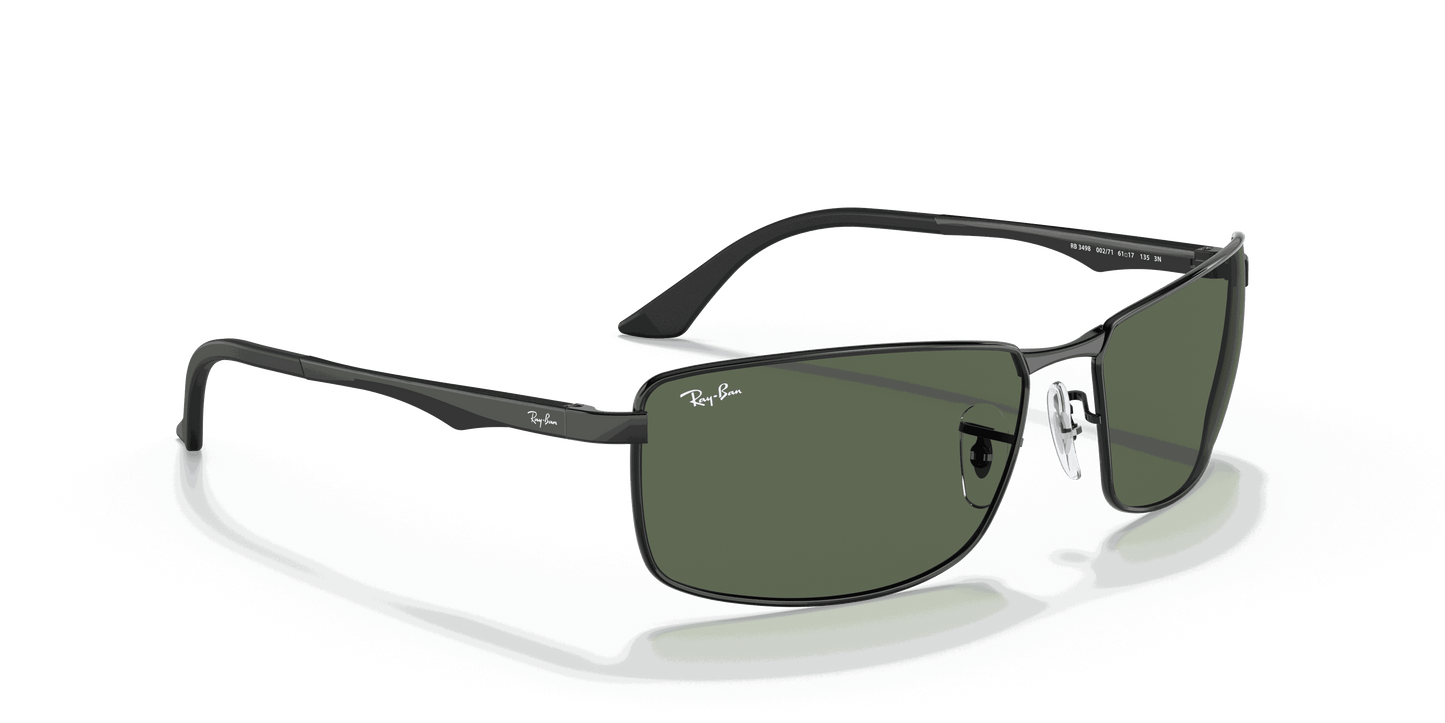 [Green Lenses, Polished Black Frame]