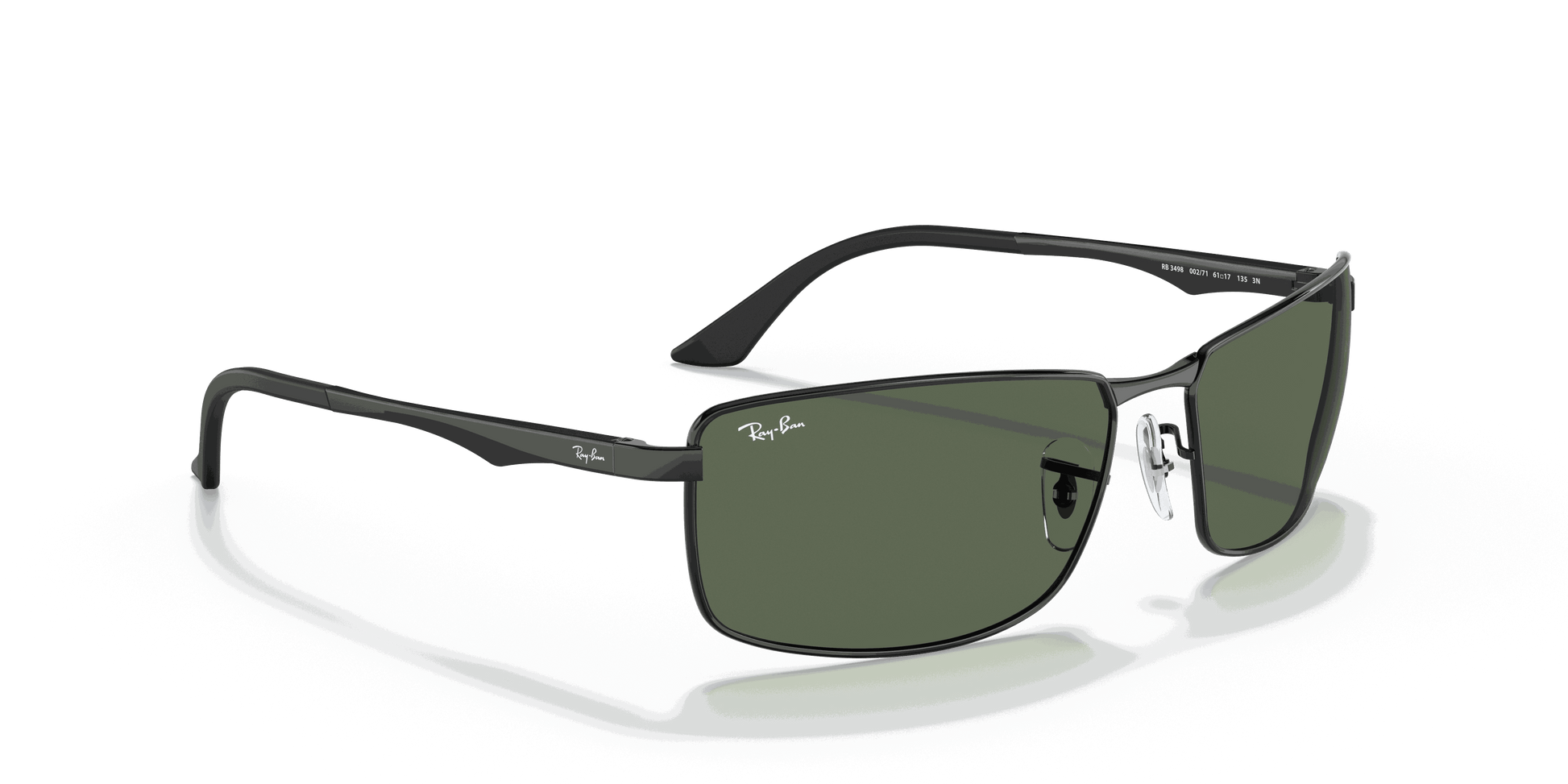 [Green Lenses, Polished Black Frame]