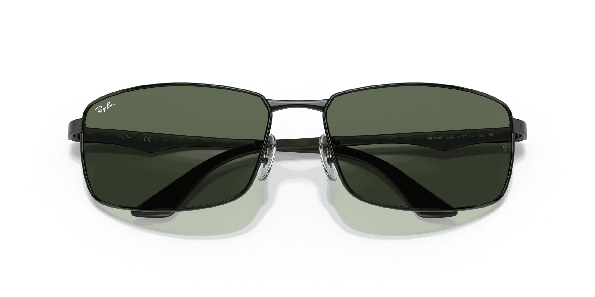 [Green Lenses, Polished Black Frame]