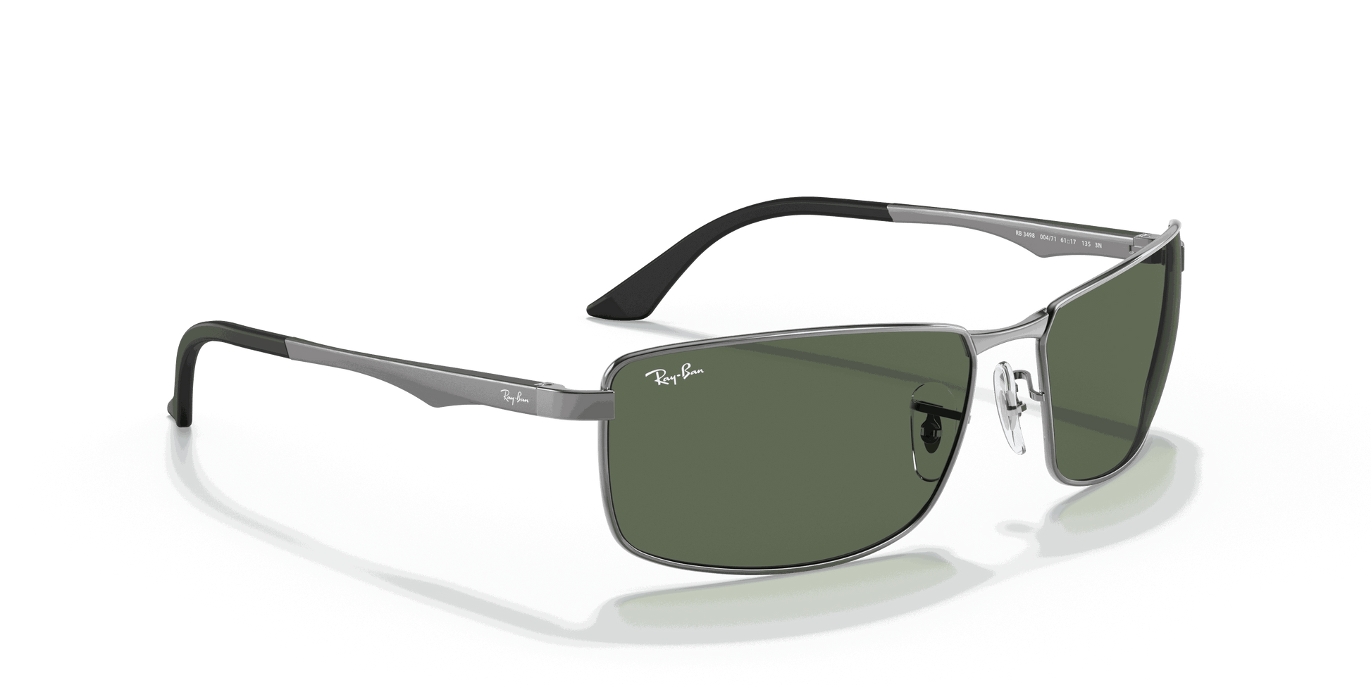 [G-15 Green Lenses, Polished Gunmetal Frame]