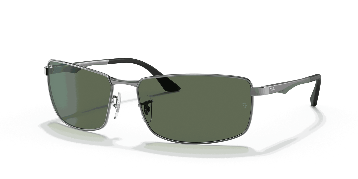 [G-15 Green Lenses, Polished Gunmetal Frame]