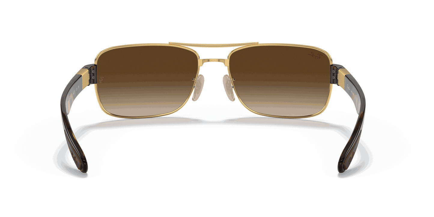 [Brown Gradient Dark Brown Lenses, Polished Arista Gold Frame]