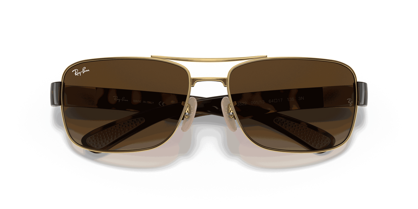 [Brown Gradient Dark Brown Lenses, Polished Arista Gold Frame]