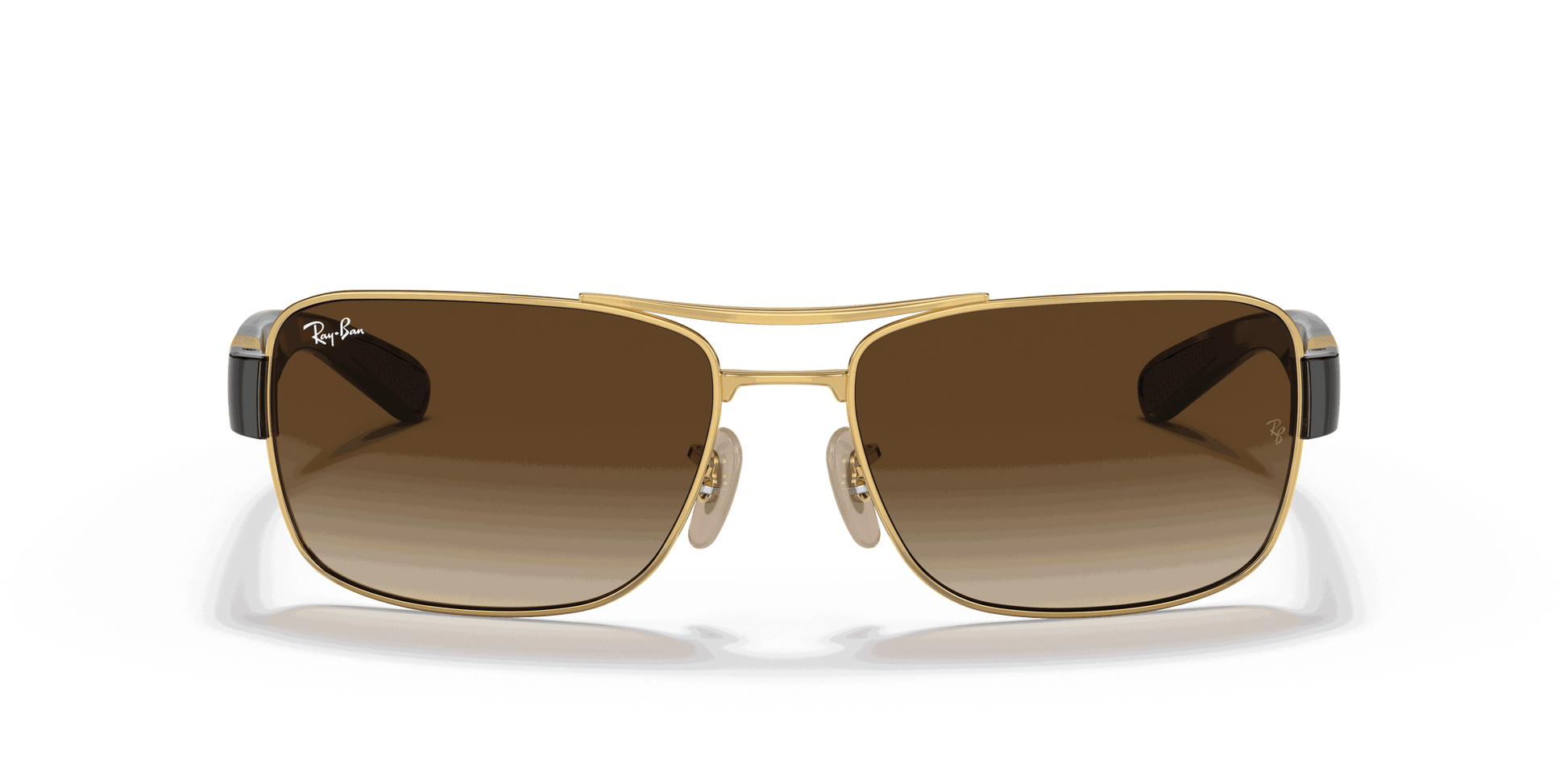 [Brown Gradient Dark Brown Lenses, Polished Arista Gold Frame]