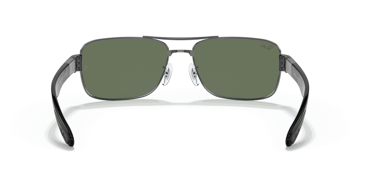 [Green Lenses, Polished Gunmetal Frame]