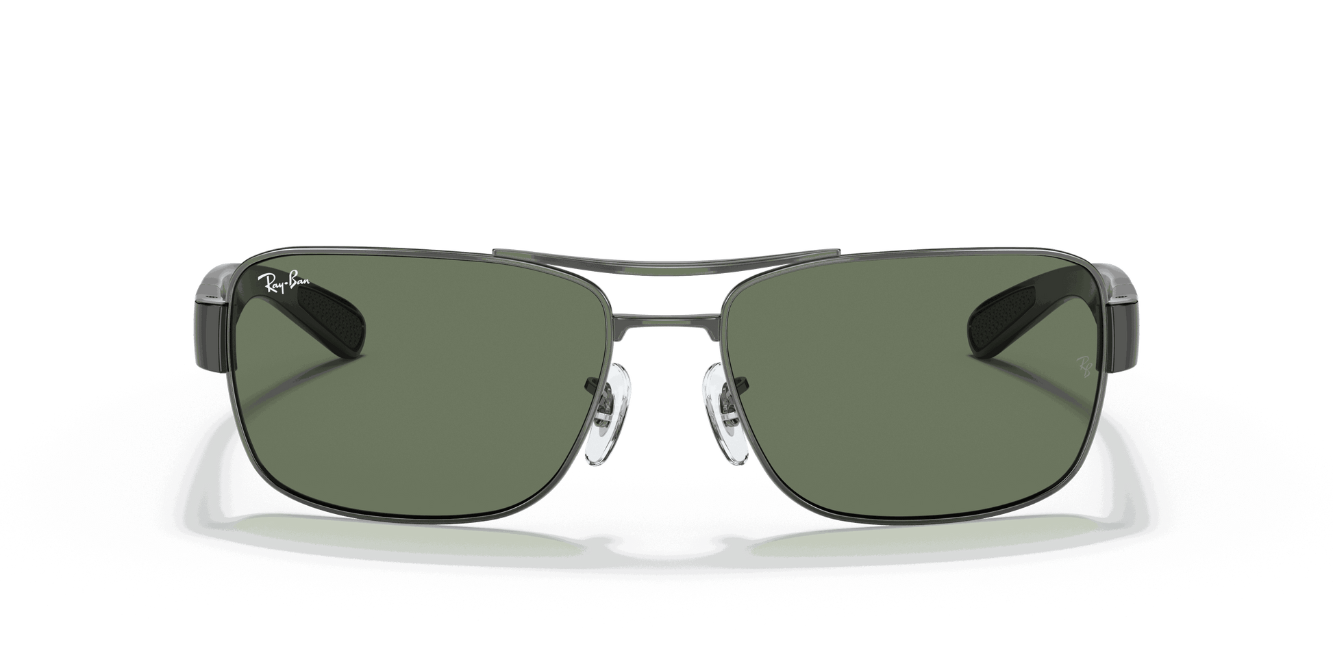 [Green Lenses, Polished Gunmetal Frame]