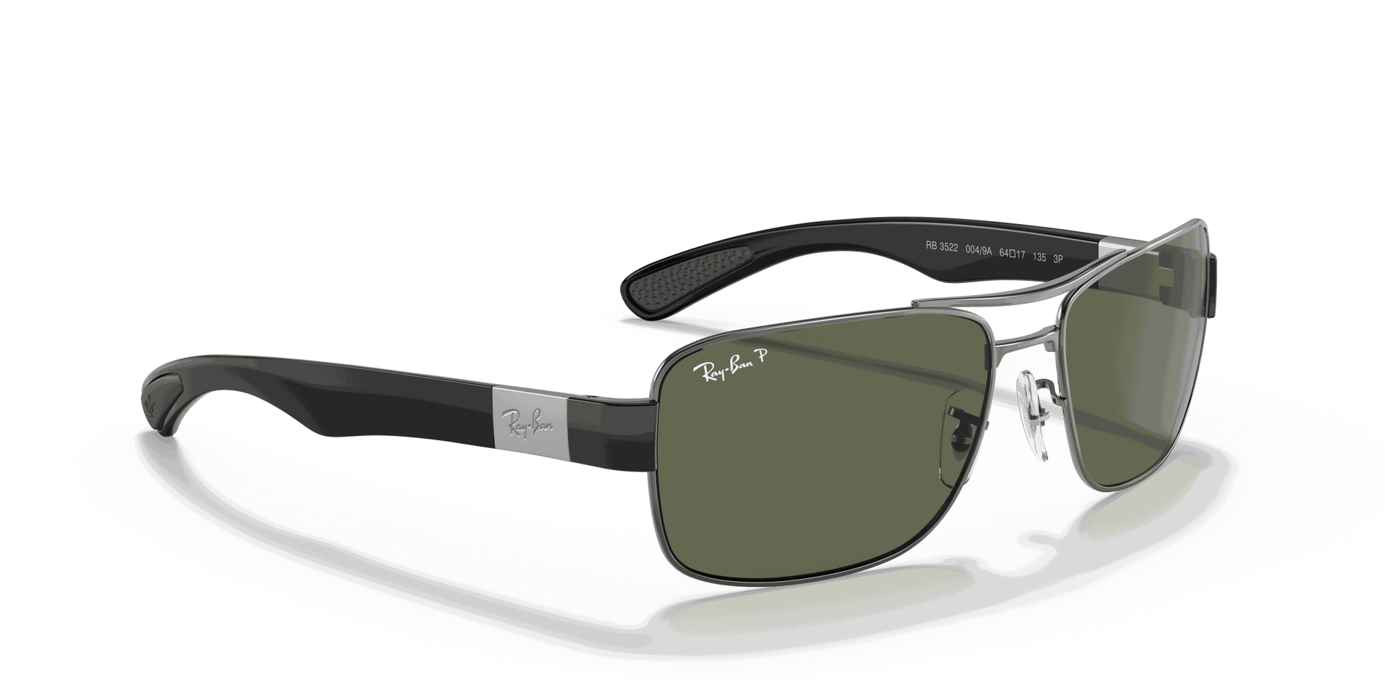 [G-15 Green Lenses, Polished Gunmetal Frame]