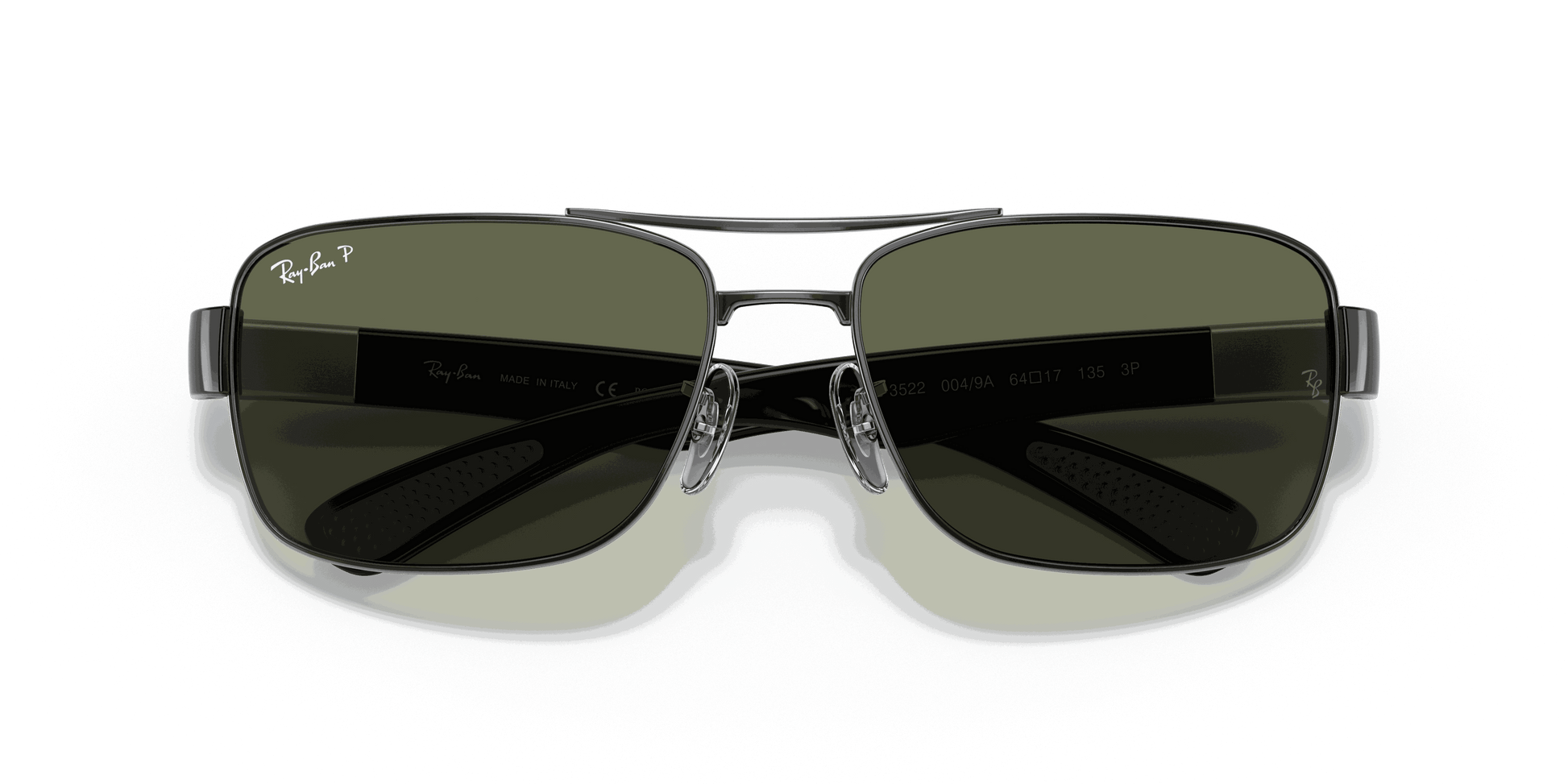 [G-15 Green Lenses, Polished Gunmetal Frame]