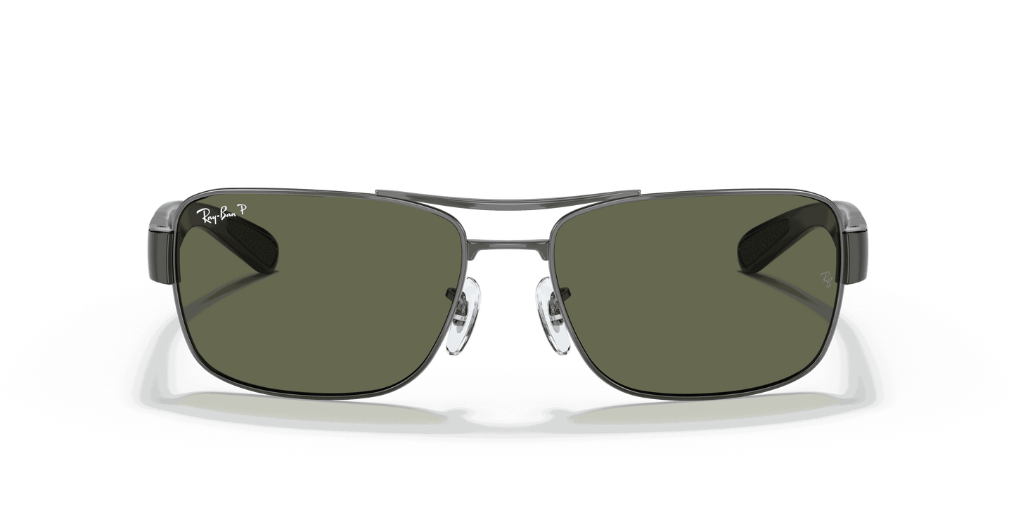 [G-15 Green Lenses, Polished Gunmetal Frame]