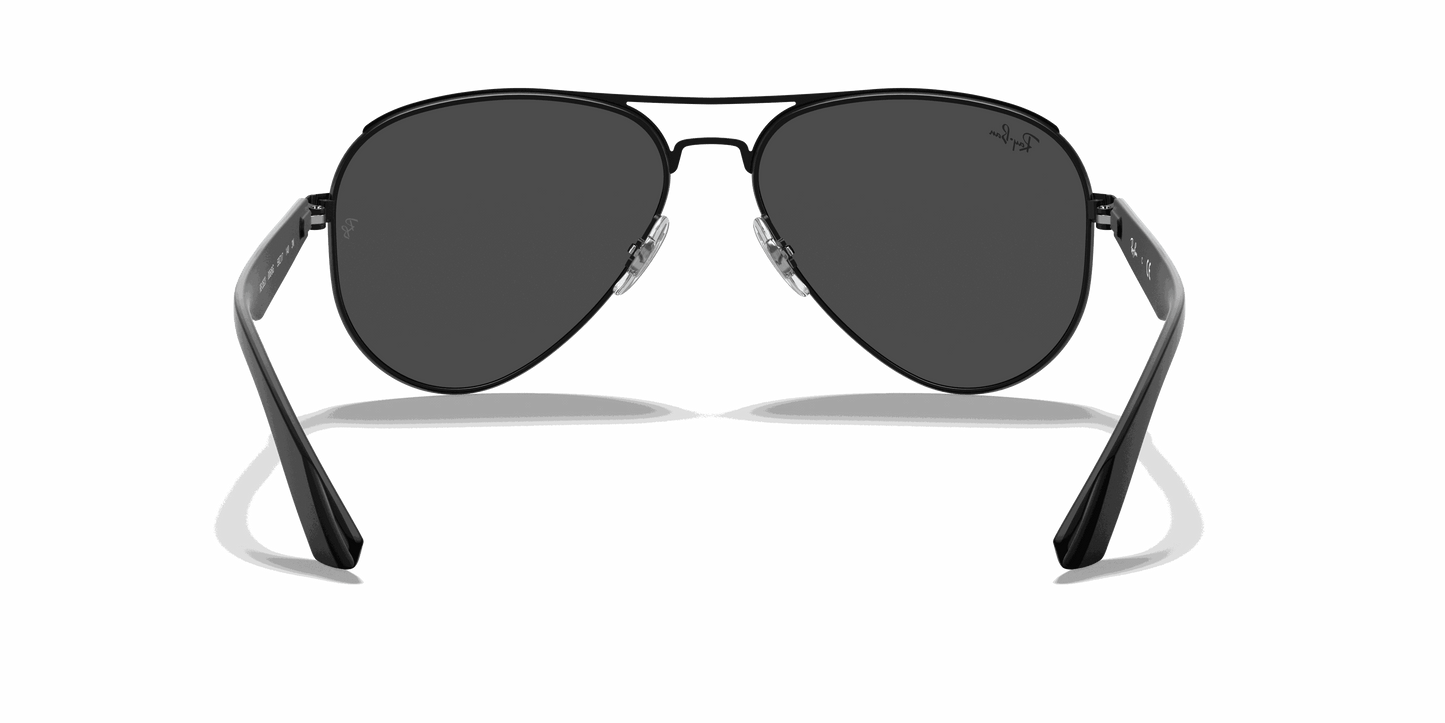 [Grey Mirror Silver Lenses, Matte Black Frame]